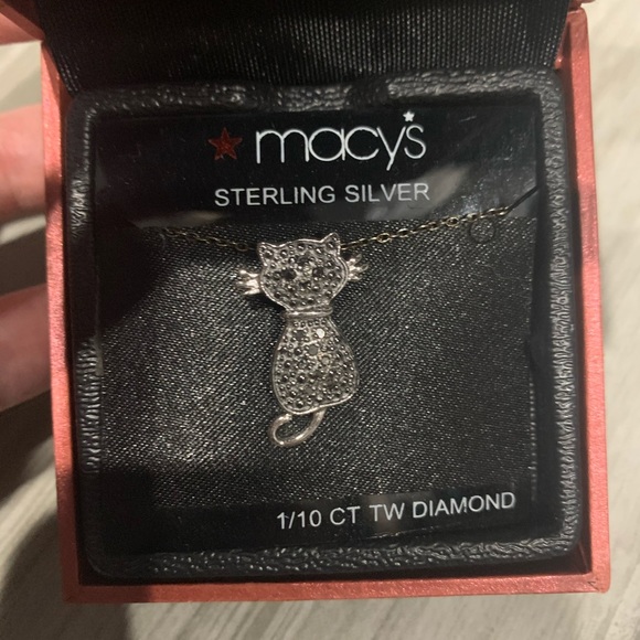 NWT Cat Gemstone Diamond Necklace - Picture 3 of 5